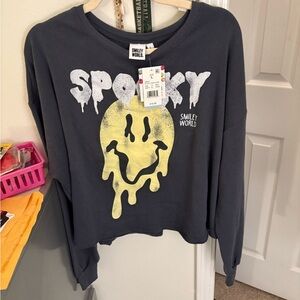 Smiley World Women's Black Sweatshirt